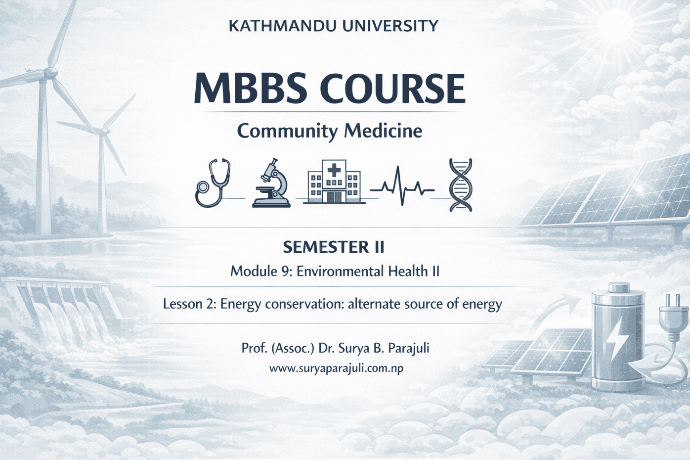 Energy conservation: alternate source of energy